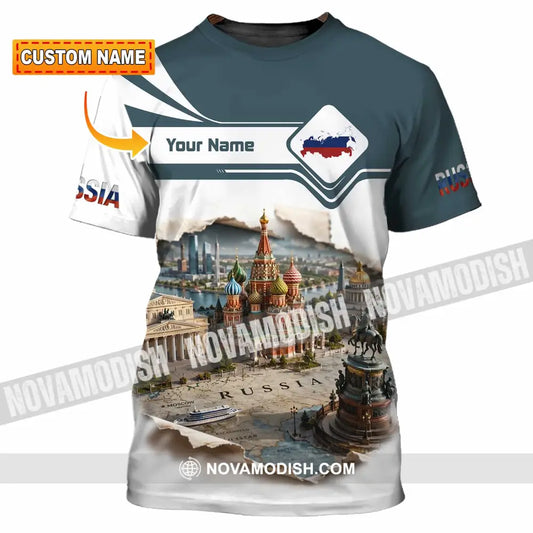 Unisex Shirt - Custom Russia Shirt - T-shirt