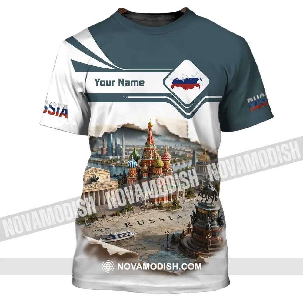 Unisex Shirt - Custom Russia Shirt - T-Shirt / S - T-shirt