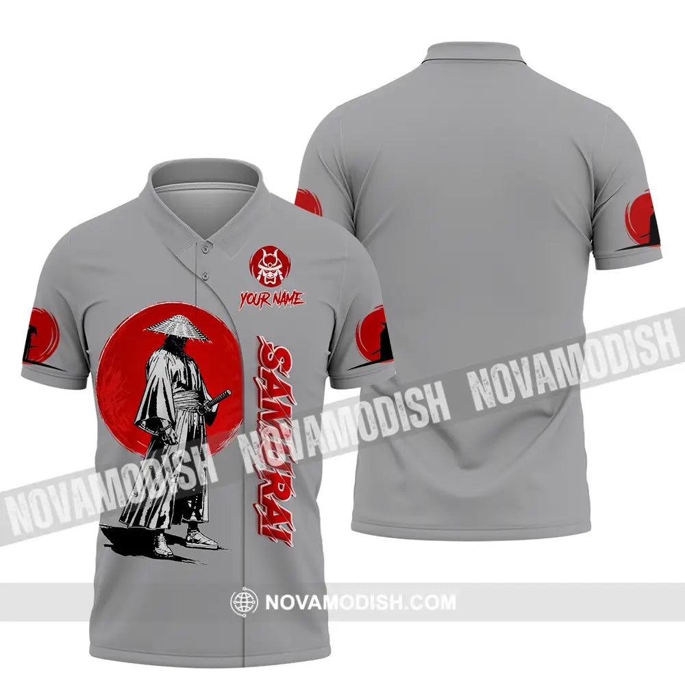 Unisex Shirt - Custom Samurai 3D Shirt Polo Shirt / S T-shirt