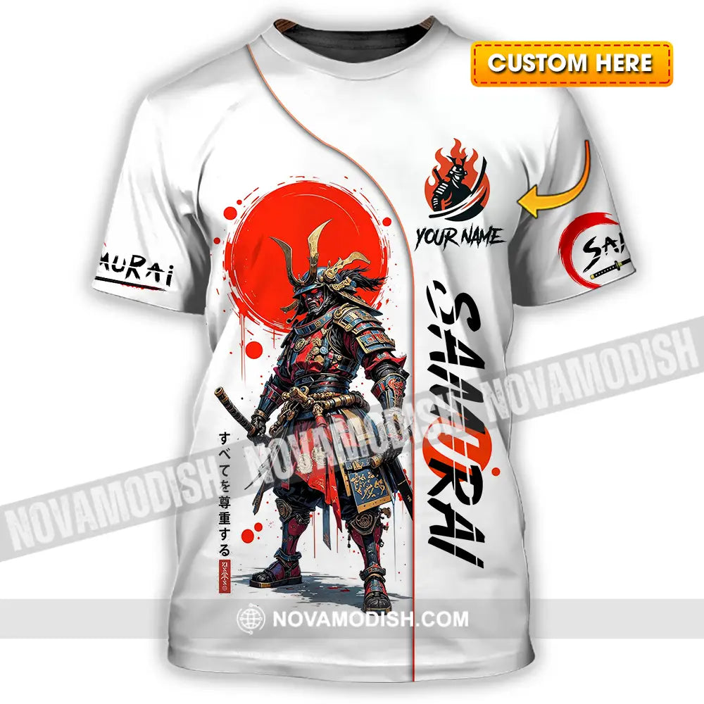 Unisex Shirt - Custom Samurai 3D Shirt T-shirt