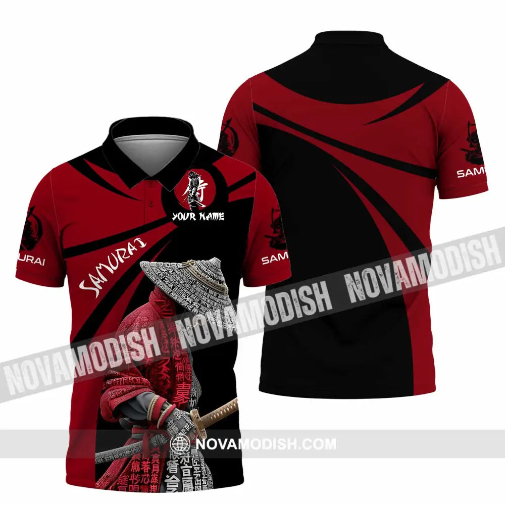 Unisex Shirt - Custom Samurai Design Shirt Polo Shirt / S T-shirt