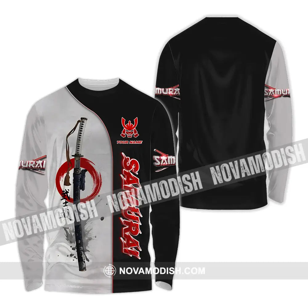 Unisex Shirt - Custom Samurai Shirt Long Sleeve Shirt / S T-shirt
