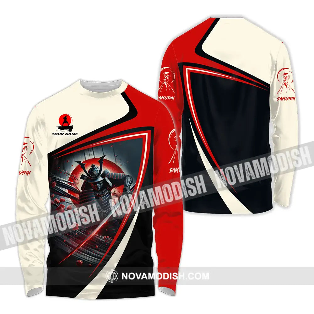 Unisex Shirt - Custom Samurai Shirt Long Sleeve Shirt / S T-shirt
