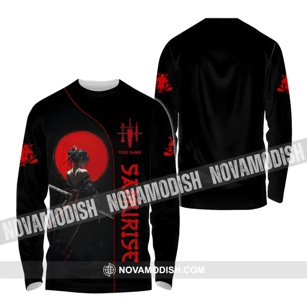 Unisex Shirt - Custom Samurai Shirt Long Sleeve Shirt / S T-shirt