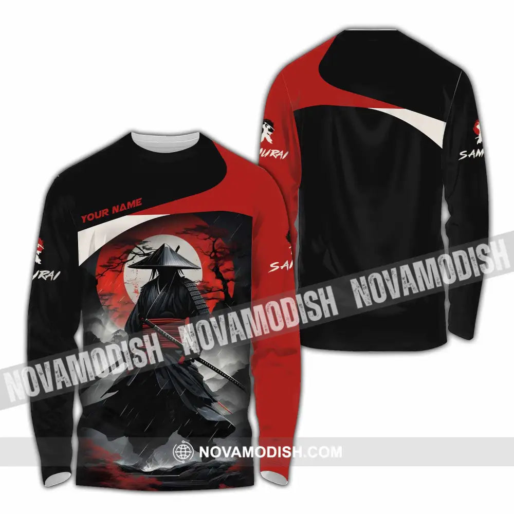 Unisex Shirt - Custom Samurai Shirt Long Sleeve Shirt / S T-shirt