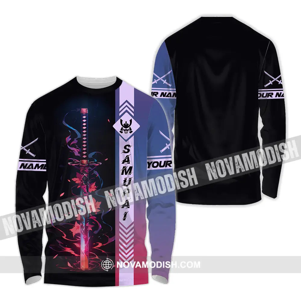 Unisex Shirt - Custom Samurai Shirt Long Sleeve Shirt / S T-shirt