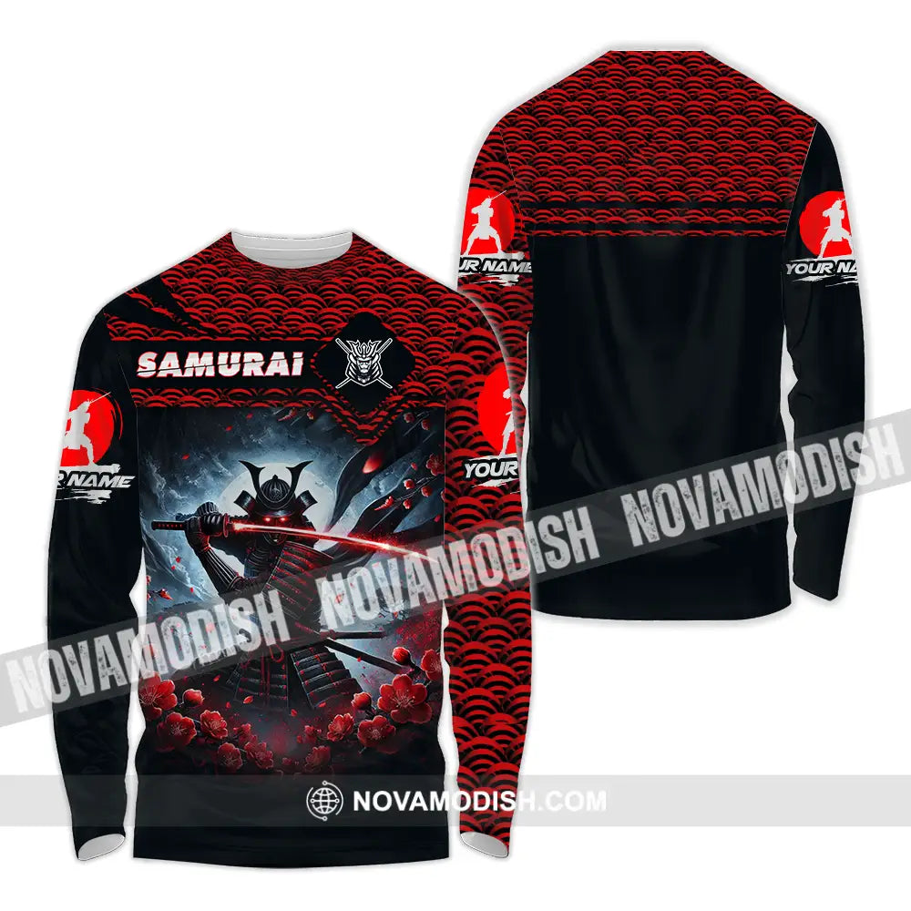 Unisex Shirt - Custom Samurai Shirt Long Sleeve Shirt / S T-shirt