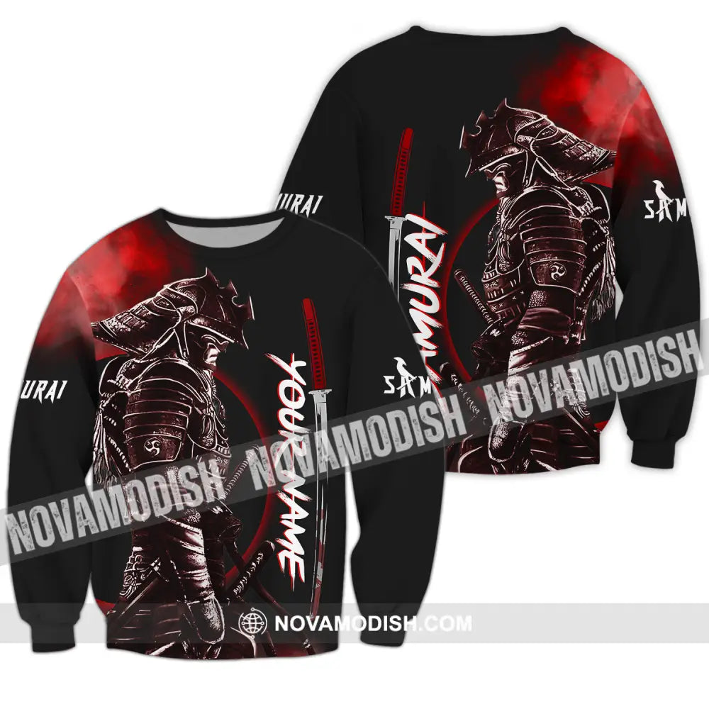 Unisex Shirt - Custom Samurai Name Shirt Long Sleeve / S T-shirt