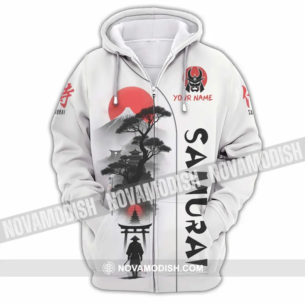 Unisex Shirt - Custom Samurai Shirt Zipper Hoodie / S T-shirt