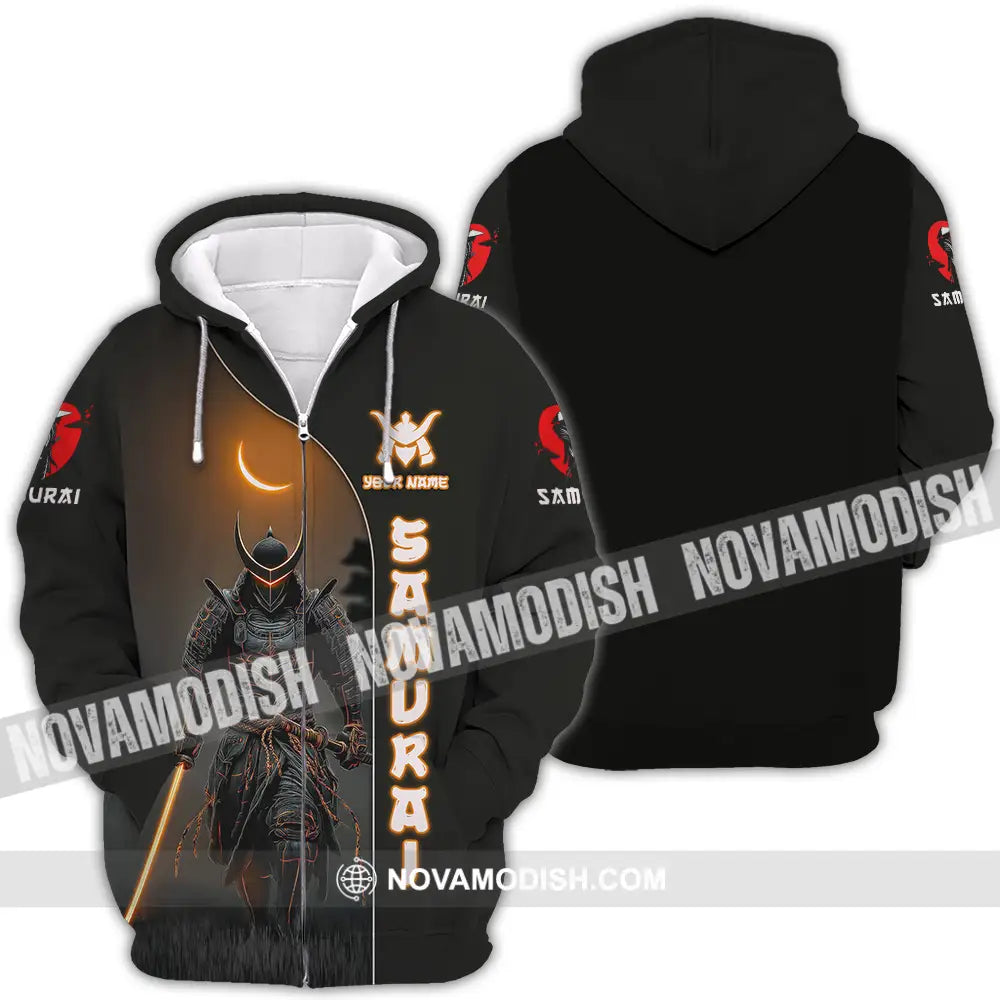 Unisex Shirt - Custom Samurai Shirt - Zipper Hoodie / S - T-shirt