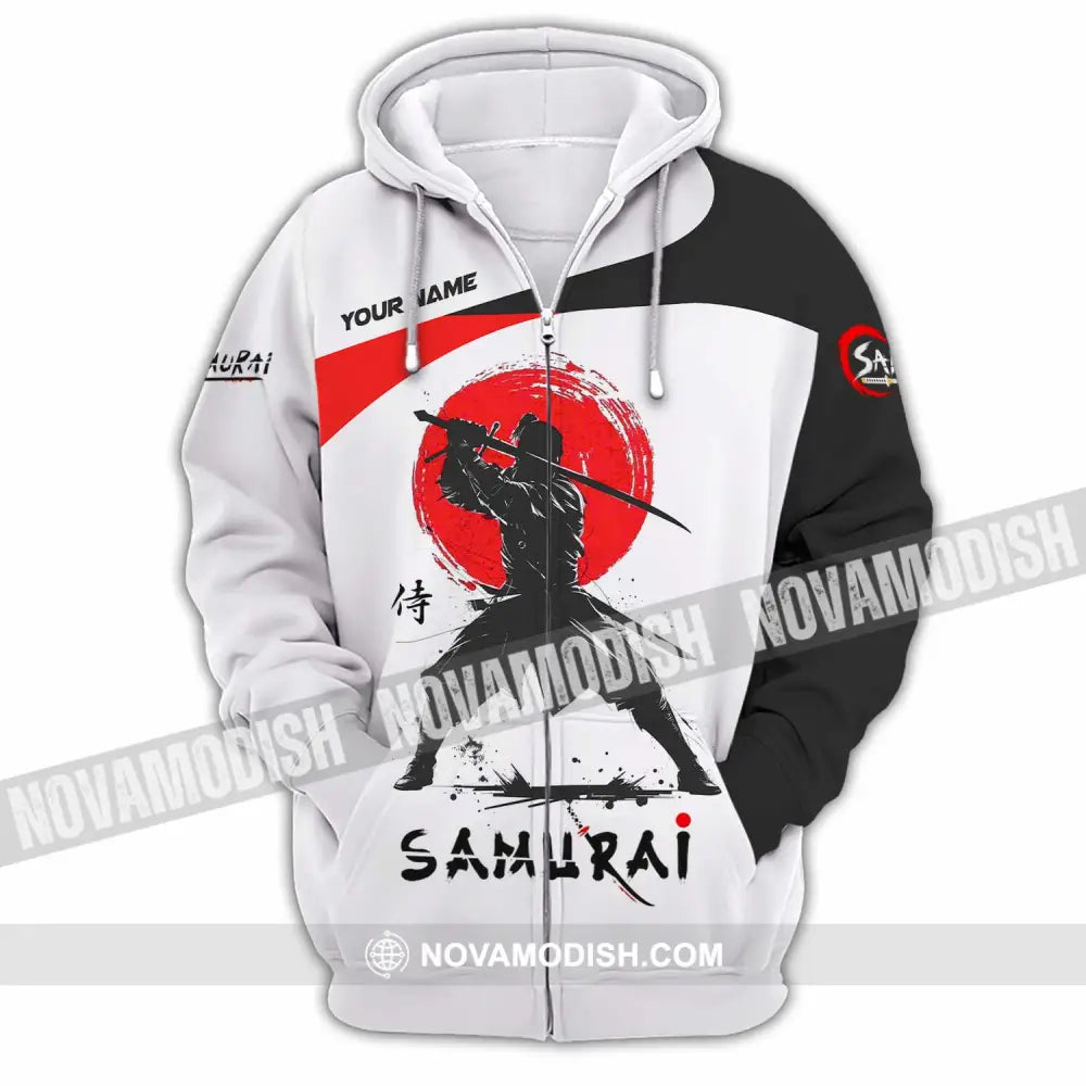Unisex Shirt - Custom Samurai Shirt - Zipper Hoodie / S - T-shirt