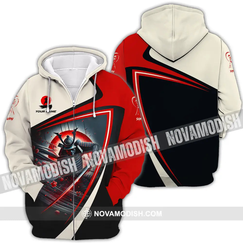 Unisex Shirt - Custom Samurai Shirt Zipper Hoodie / S T-shirt