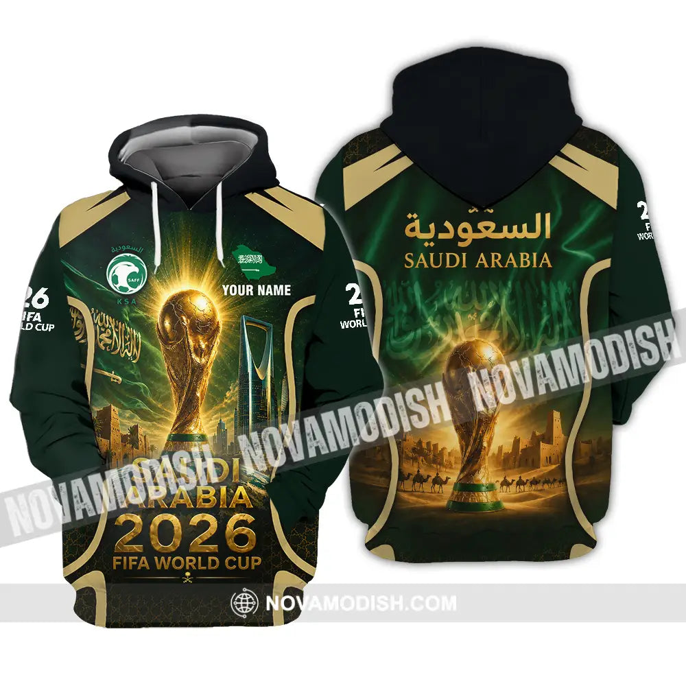 Unisex Shirt - Custom Saudi Arabia World Cup 2026 Shirt - Hoodie / S - T-shirt