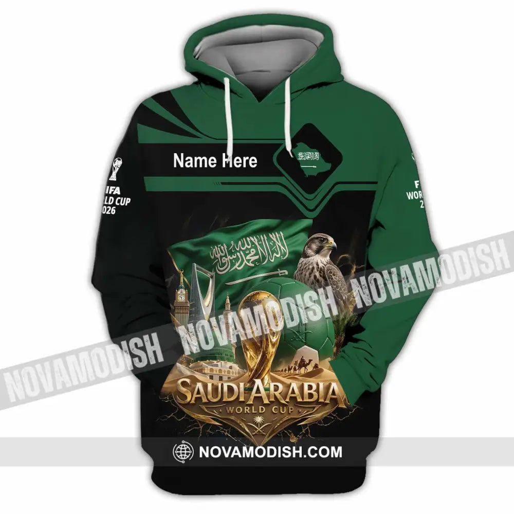Unisex Shirt - Custom Saudi Arabia World Cup 2026 Shirt - Hoodie / S - T-shirt