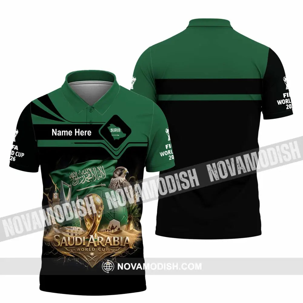 Unisex Shirt - Custom Saudi Arabia World Cup 2026 Shirt - Polo Shirt / S - T-shirt