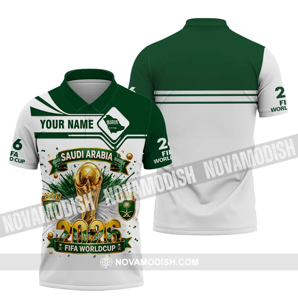 Unisex Shirt - Custom Saudi Arabia World Cup 2026 Shirt - Polo Shirt / S - T-shirt