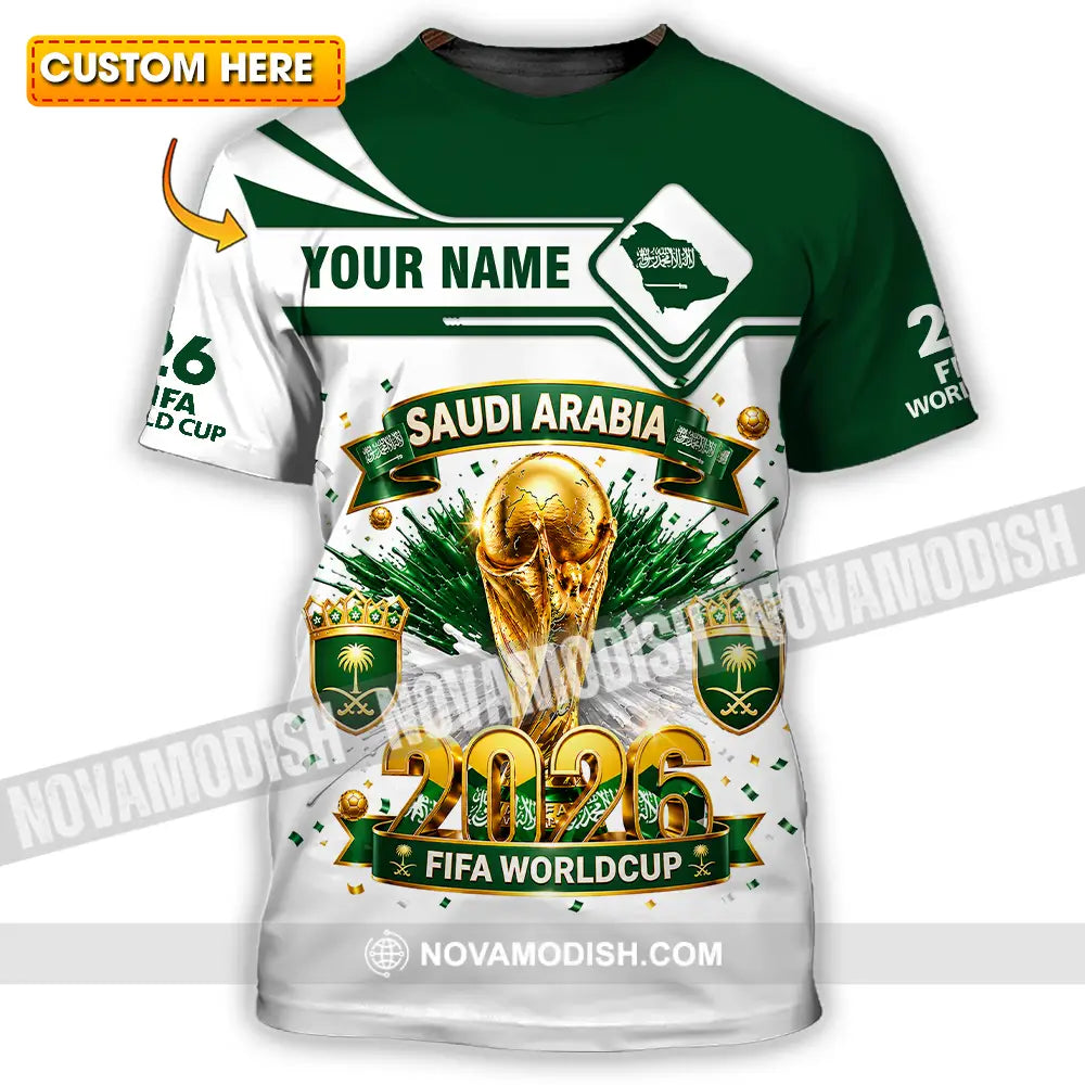 Unisex Shirt - Custom Saudi Arabia World Cup 2026 Shirt - T-shirt