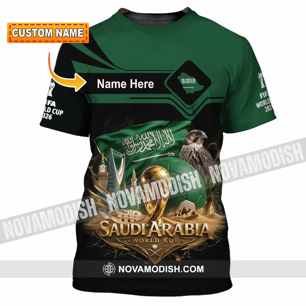 Unisex Shirt - Custom Saudi Arabia World Cup 2026 Shirt - T-shirt