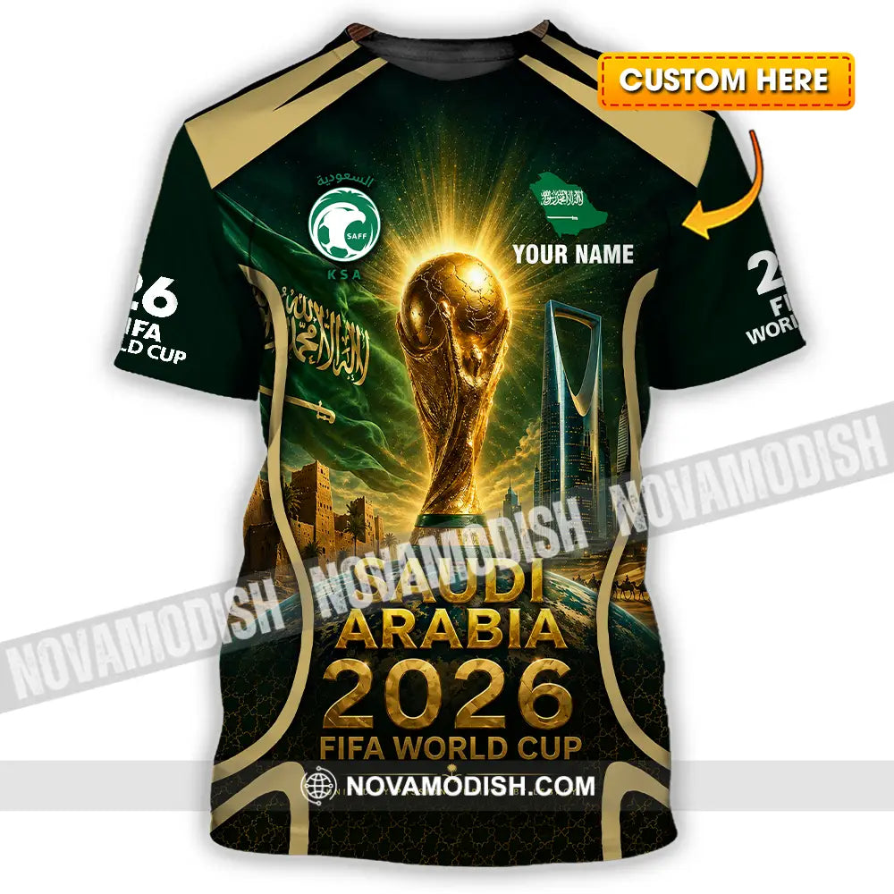 Unisex Shirt - Custom Saudi Arabia World Cup 2026 Shirt - T-shirt