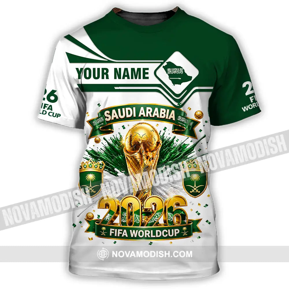 Unisex Shirt - Custom Saudi Arabia World Cup 2026 Shirt - T-Shirt / S - T-shirt