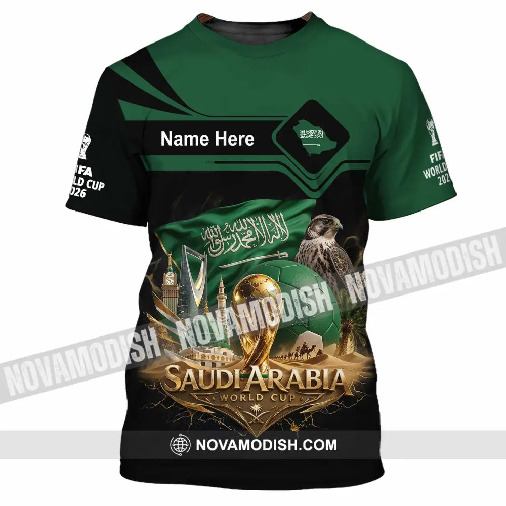 Unisex Shirt - Custom Saudi Arabia World Cup 2026 Shirt - T-Shirt / S - T-shirt