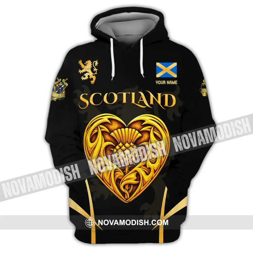 Unisex Shirt - Custom Scotland 3D Shirt Hoodie / S T-shirt