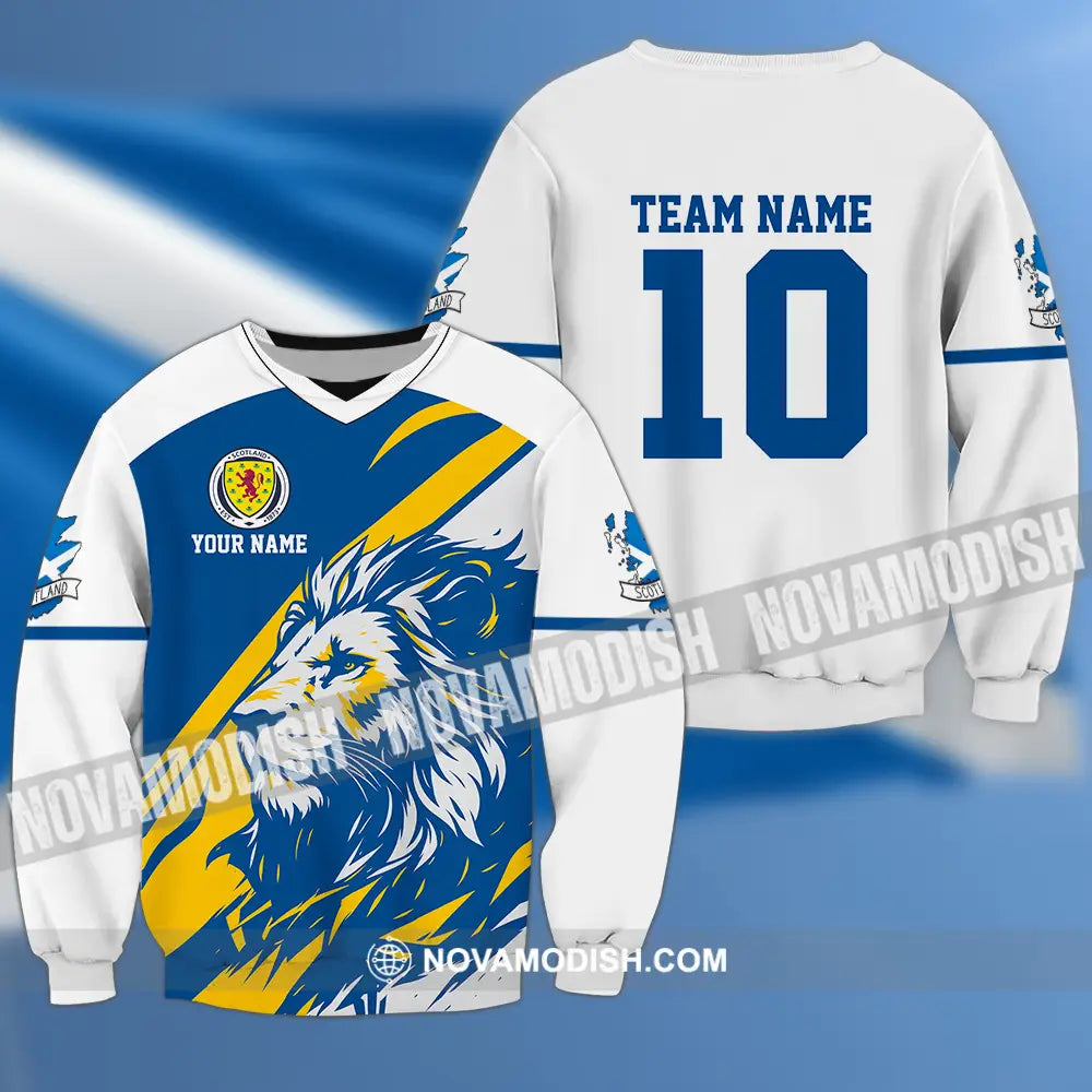 Unisex Shirt - Custom Scotland 3D Shirt Long Sleeve / S T-shirt