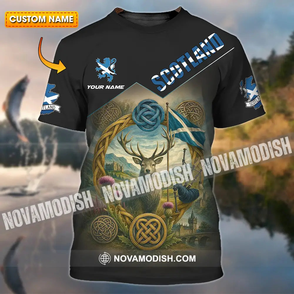 Unisex Shirt - Custom Scotland 3D Shirt T-shirt