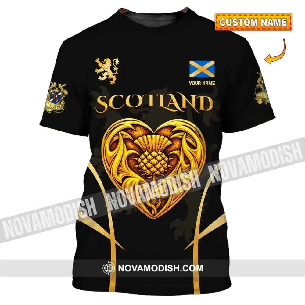 Unisex Shirt - Custom Scotland 3D Shirt T-shirt