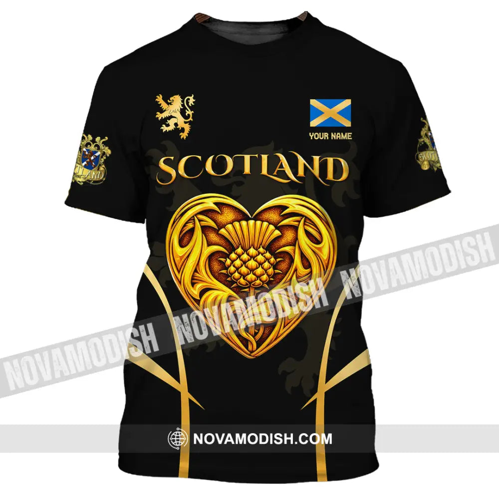 Unisex Shirt - Custom Scotland 3D Shirt T-Shirt / S T-shirt