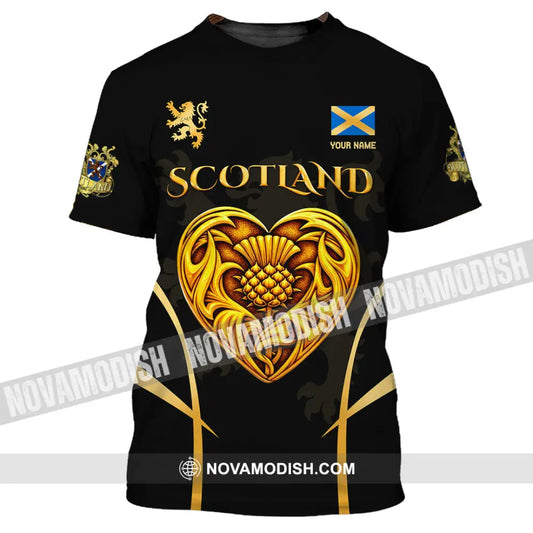 Unisex Shirt - Custom Scotland 3D Shirt T-Shirt / S T-shirt