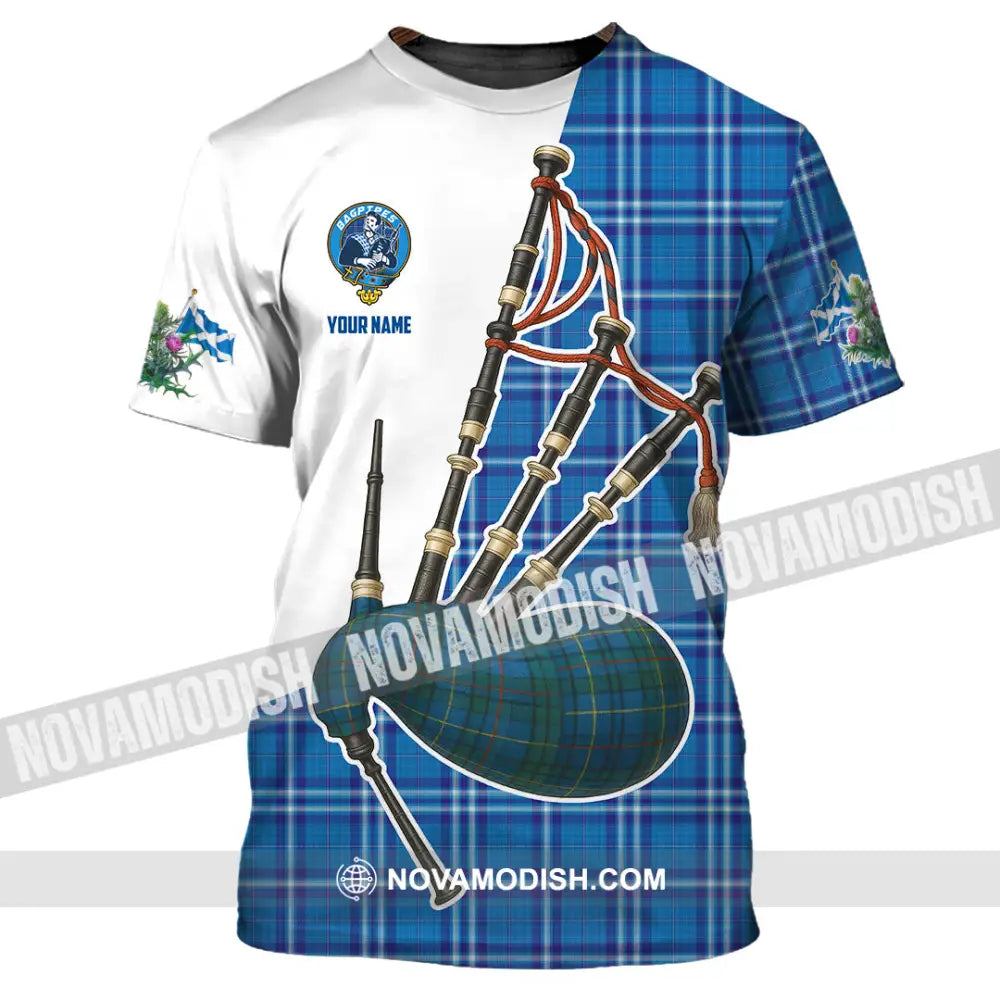 Unisex Shirt - Custom Scotland Bagpipe Shirt T-Shirt / S T-shirt