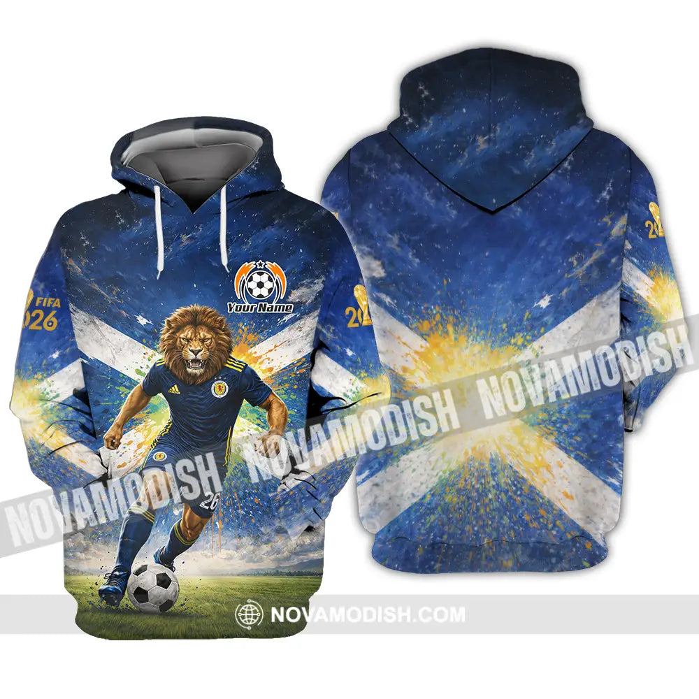 Unisex Shirt - Custom Scotland Fifa World Cup 2026 3D Shirt Hoodie / S T-shirt