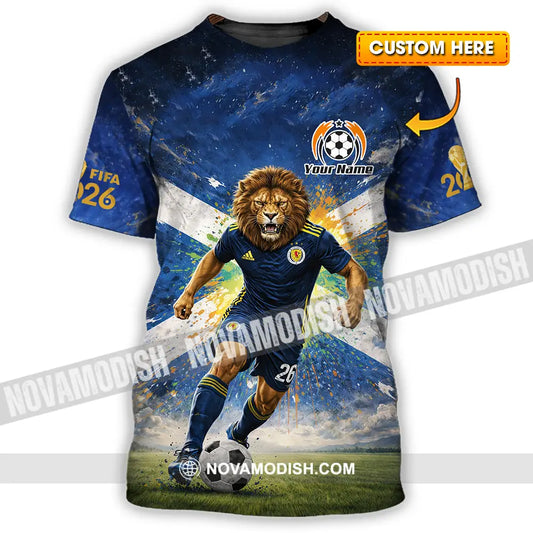 Unisex Shirt - Custom Scotland Fifa World Cup 2026 3D Shirt T-shirt
