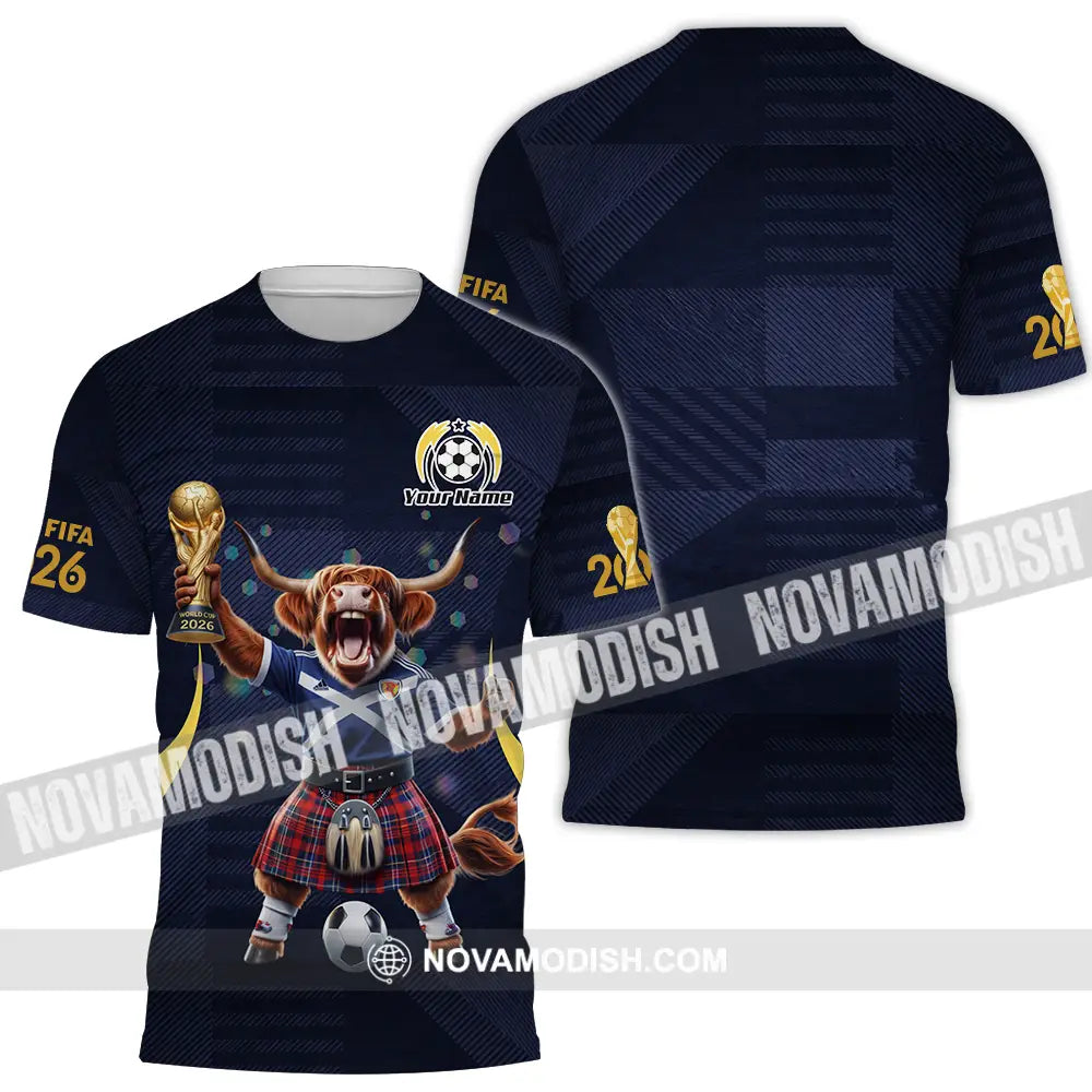 Unisex Shirt - Custom Scotland Fifa World Cup 2026 3D Shirt T-Shirt / S T-shirt