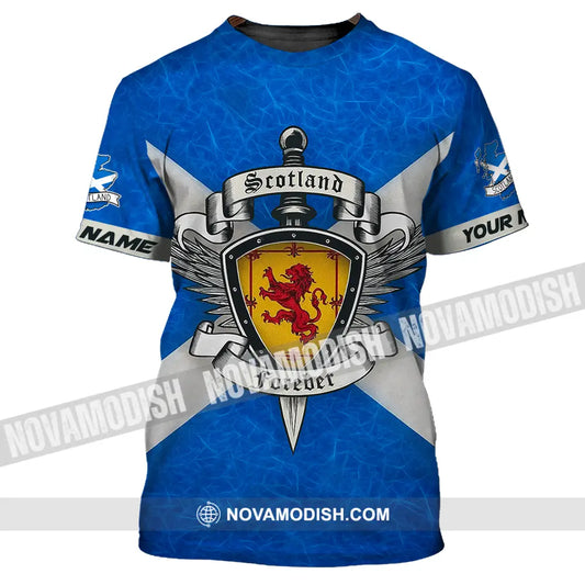 Unisex Shirt - Custom Scotland Forever Shirt T-Shirt / S T-shirt