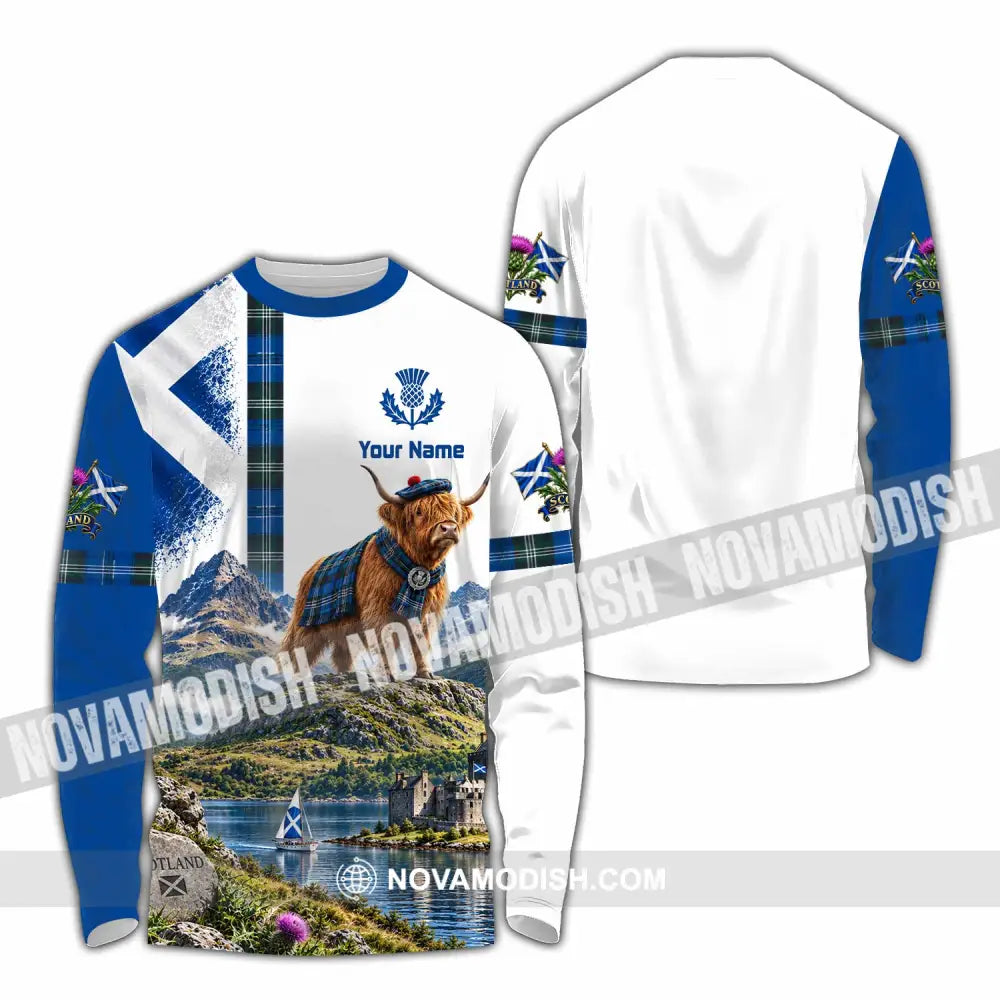 Unisex Shirt - Custom Scotland Shirt - Long Sleeve Shirt / S - T-shirt