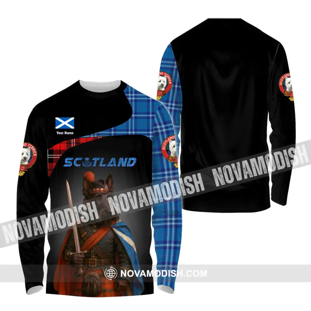 Unisex Shirt - Custom Scotland Shirt Long Sleeve Shirt / S T-shirt