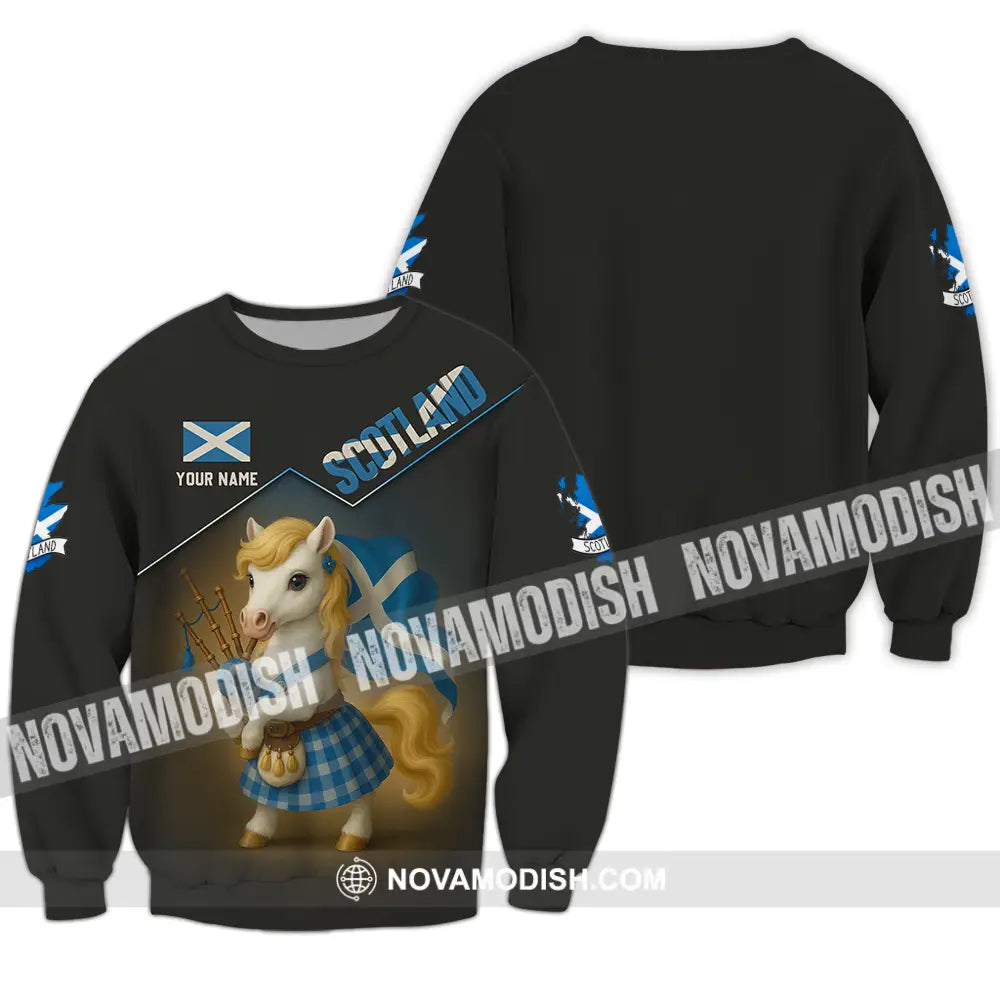 Unisex Shirt - Custom Scotland Shirt Long Sleeve / S T-shirt