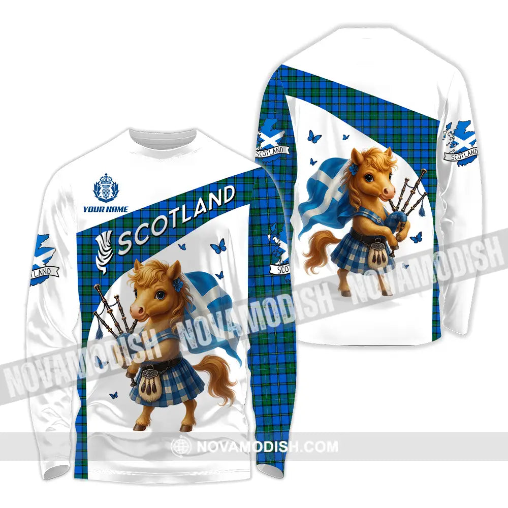 Unisex Shirt - Custom Scotland Shirt Long Sleeve Shirt / S T-shirt