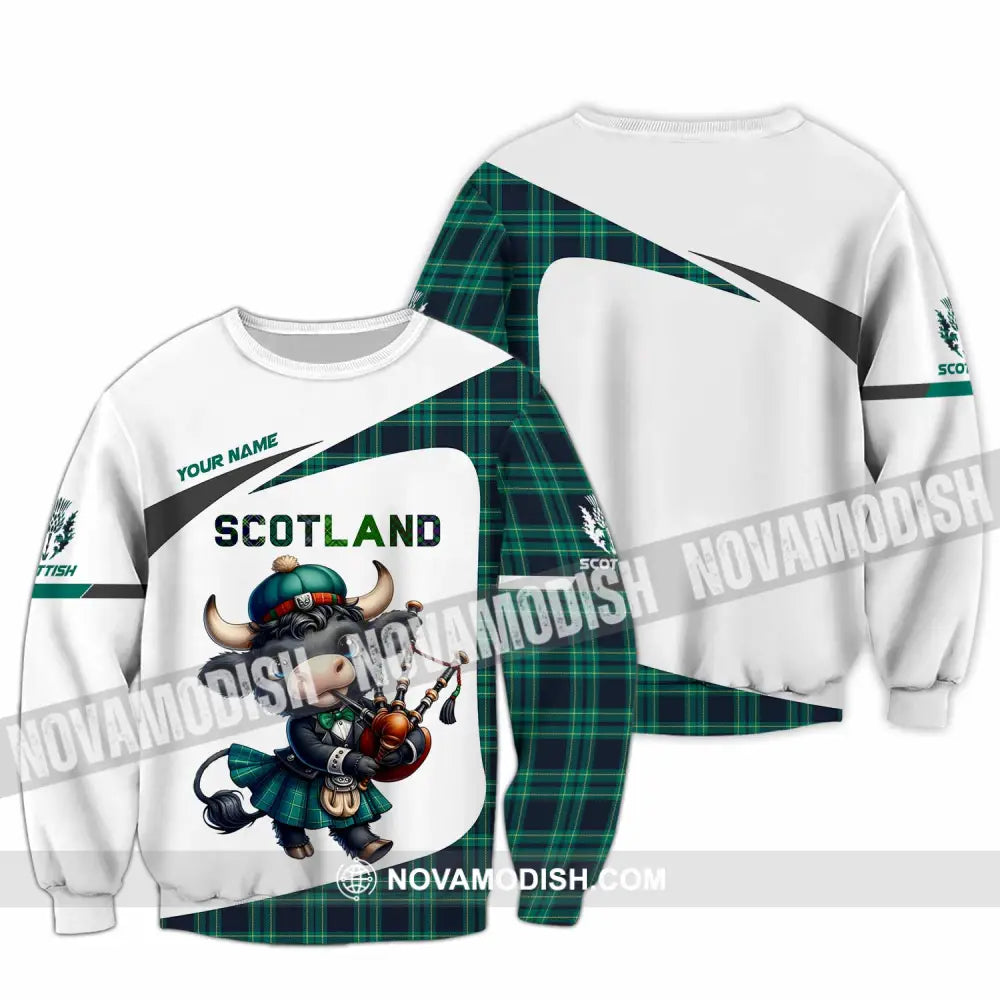 Unisex Shirt - Custom Scotland Shirt Long Sleeve / S T-shirt
