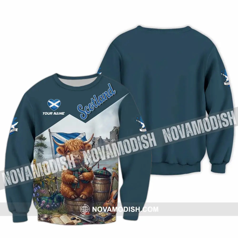 Unisex Shirt - Custom Scotland Shirt - Long Sleeve / S - T-shirt