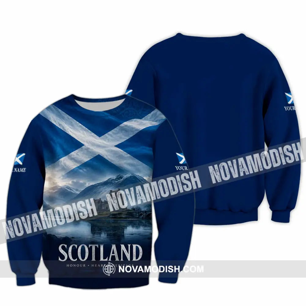 Unisex Shirt - Custom Scotland Shirt - Long Sleeve / S - T-shirt