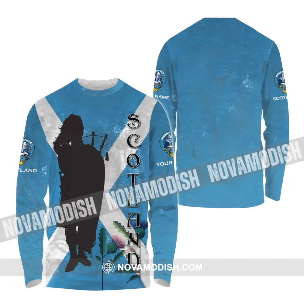 Unisex Shirt - Custom Scotland Shirt Long Sleeve Shirt / S T-shirt