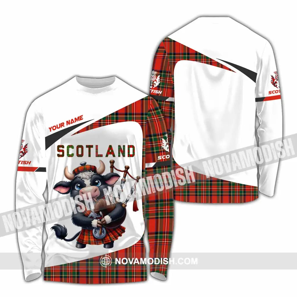 Unisex Shirt - Custom Scotland Shirt Long Sleeve Shirt / S T-shirt
