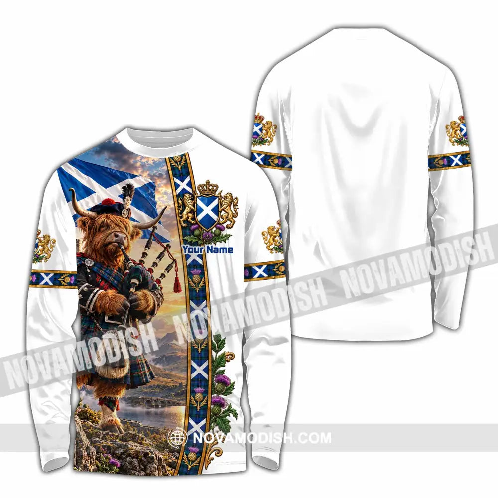 Unisex Shirt - Custom Scotland Shirt - Long Sleeve Shirt / S - T-shirt