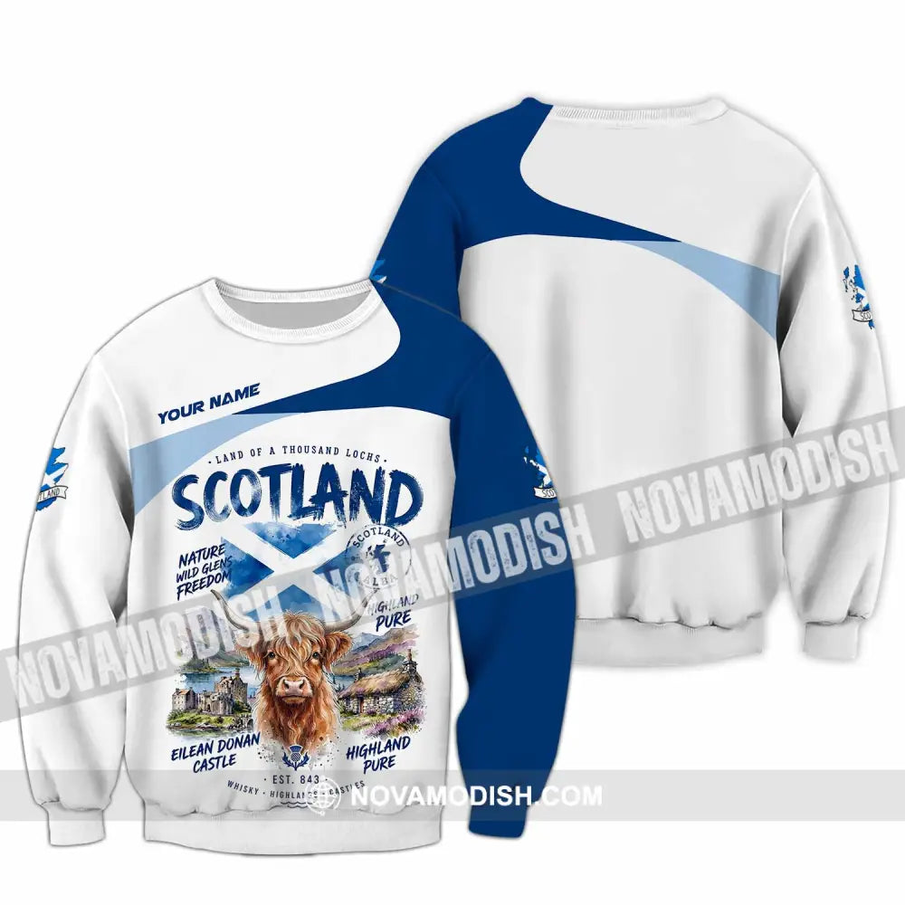 Unisex Shirt - Custom Scotland Shirt - Long Sleeve / S - T-shirt