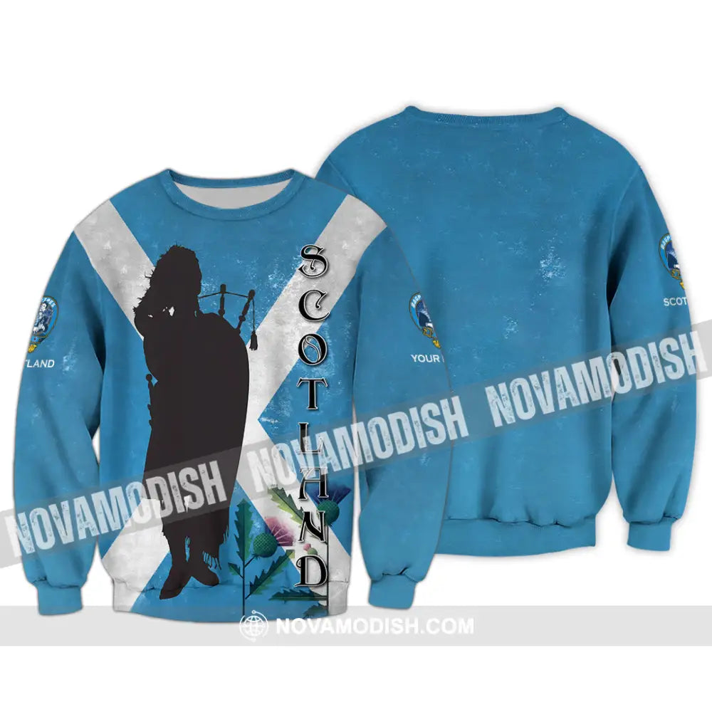 Unisex Shirt - Custom Scotland Shirt Long Sleeve / S T-shirt