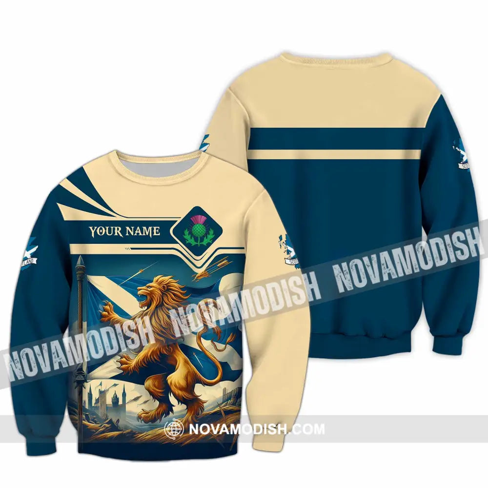 Unisex Shirt - Custom Scotland Shirt Long Sleeve / S T-shirt