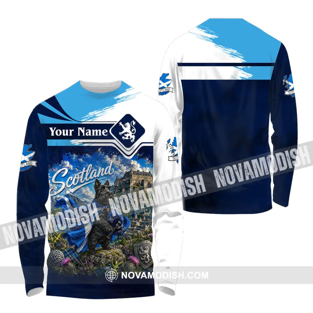 Unisex Shirt - Custom Scotland Shirt - Long Sleeve Shirt / S - T-shirt